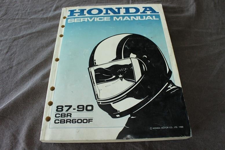 Honda CBR600F 1987 1990 motorcycle service manual Hurricane, Motoren, Ophalen of Verzenden, Honda
