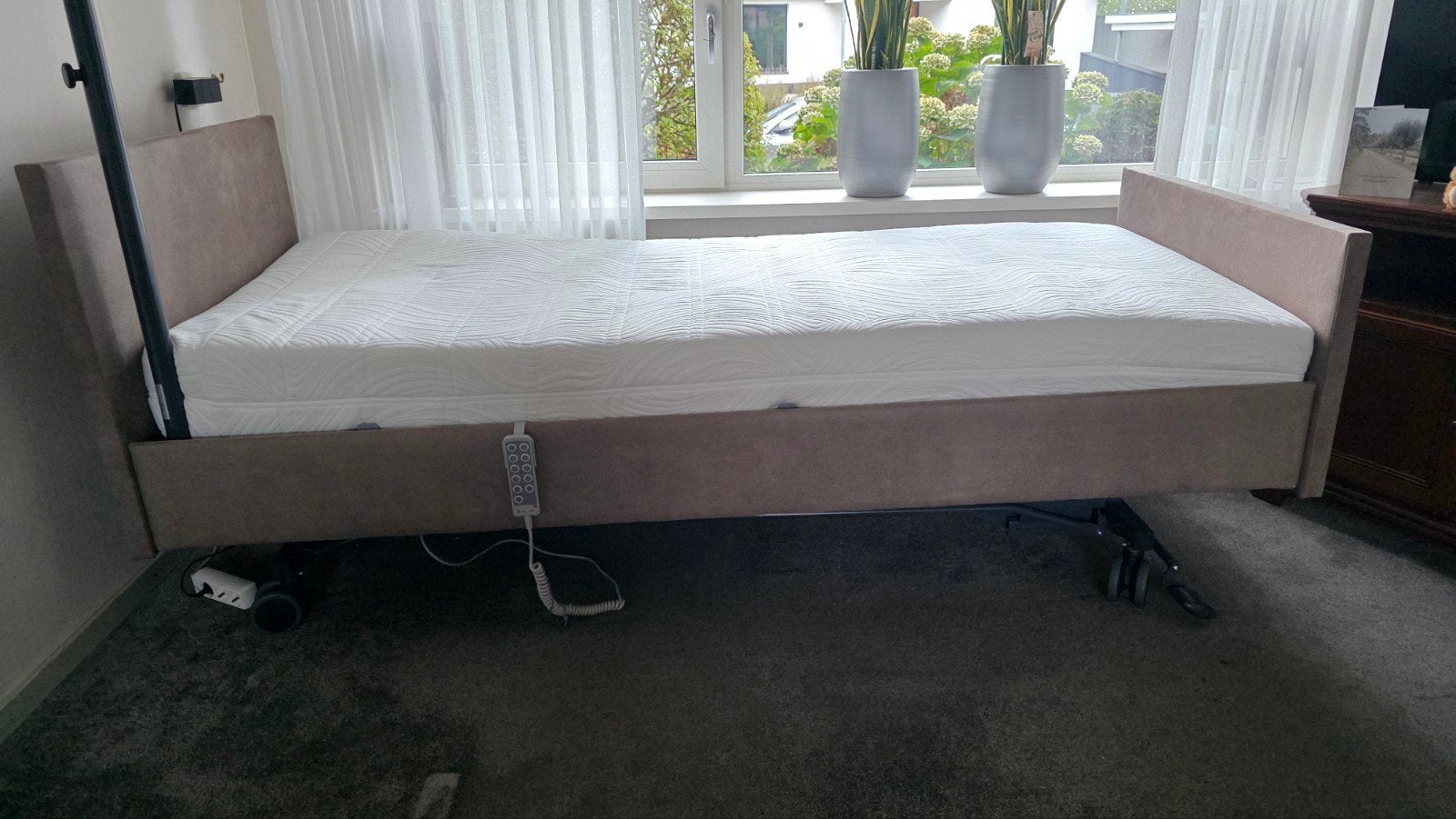 Tecfor Care Hoog-laagbed 90x220 + matras, papegaai, garantie, Ophalen, Verstelbaar, 90 cm, Eenpersoons
