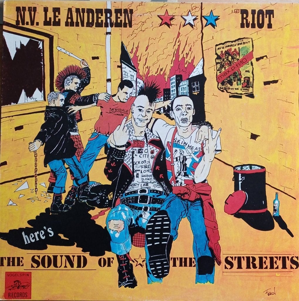 LP - N.V. le Anderen/Riot - Here's the sound of the streets, LP, Gebruikt, Ophalen of Verzenden, 12 inch