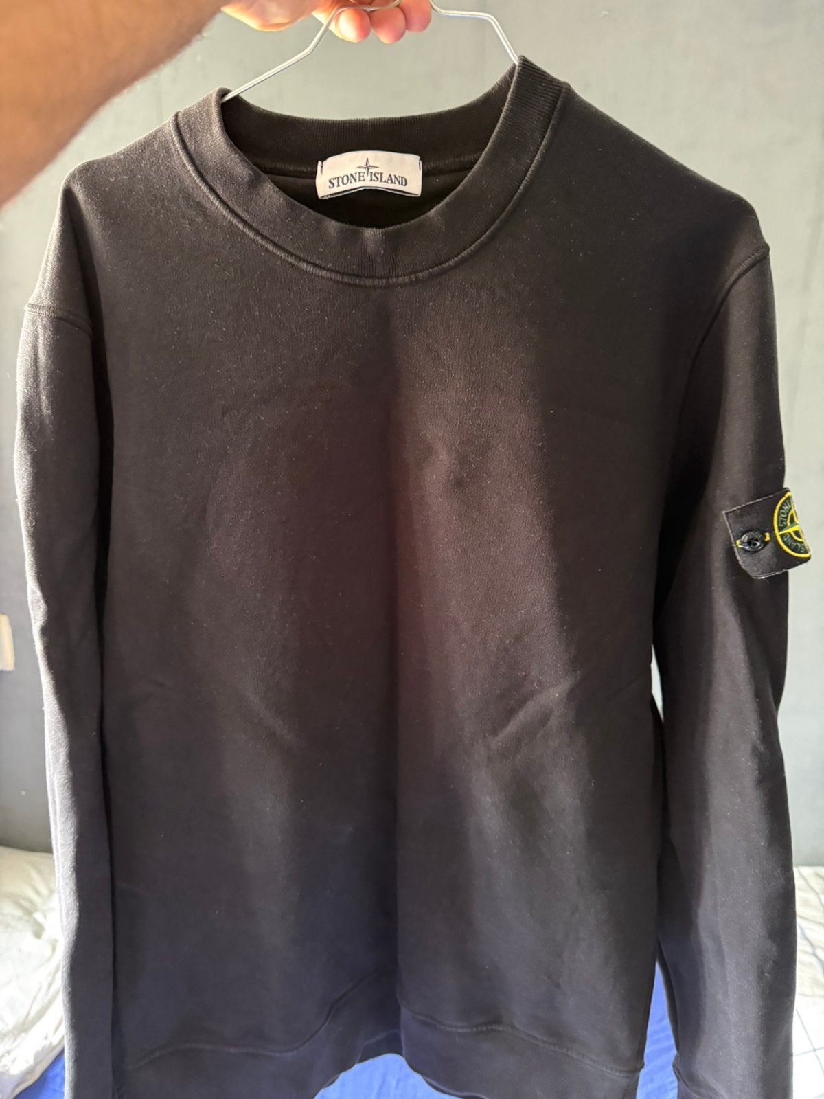 Stone island sweater, Ophalen, Zo goed als nieuw, Maat 52/54 (L), Zwart