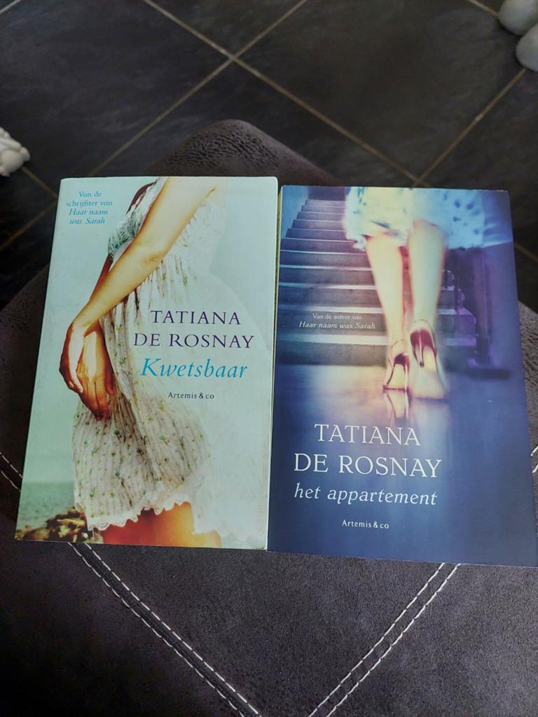 2x Tatiana de Rosnay - Kwetsbaar en het appartement, Ophalen of Verzenden, Zo goed als nieuw, Tatiana de Rosnay