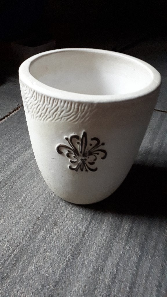 Bloempotten, Rond, Ophalen of Verzenden, Zo goed als nieuw, Aardewerk