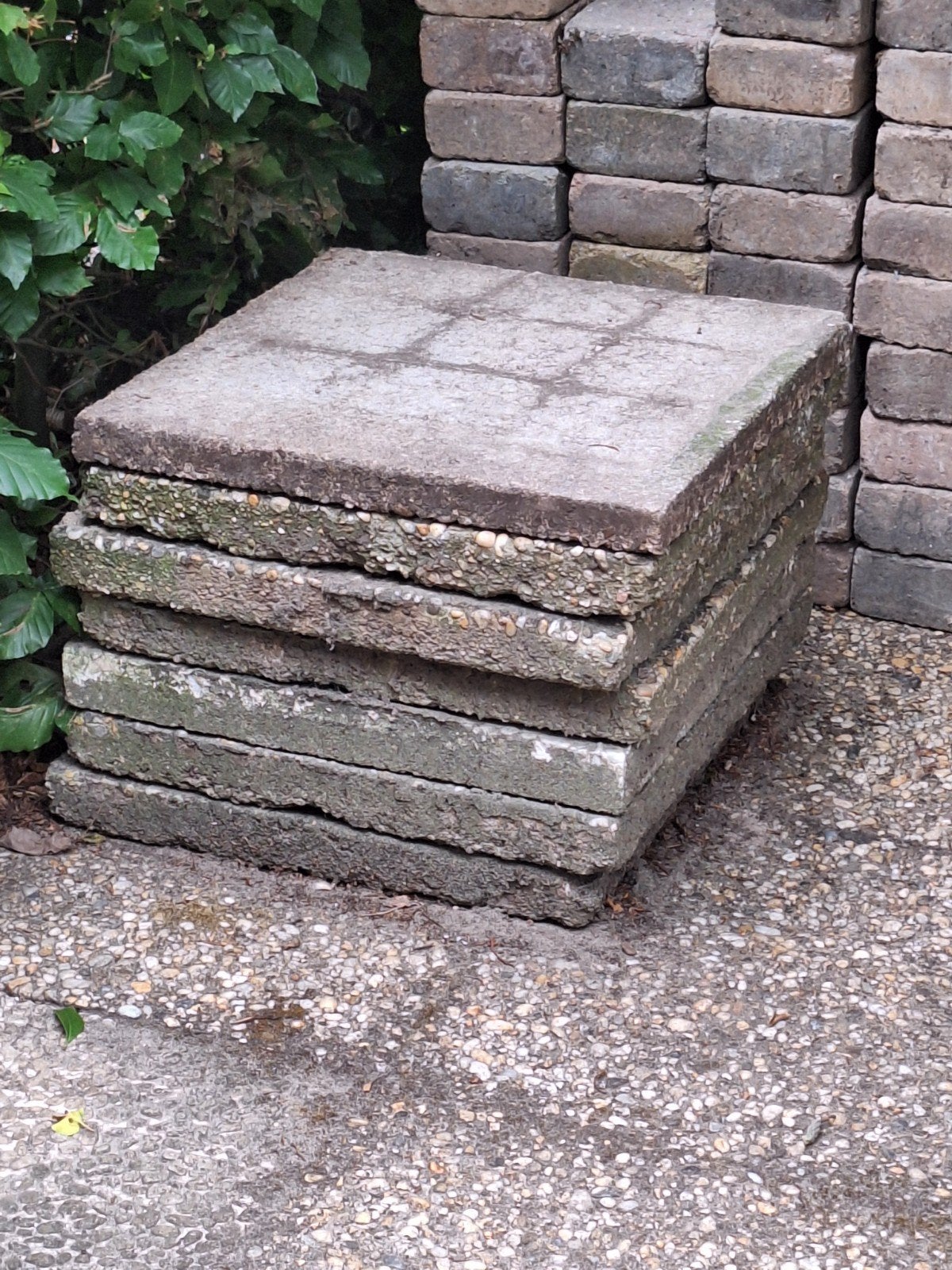 Gebruikte terrastegels en klinkers, Tuin en Terras, Ophalen, Gebruikt, Beton, Klinkers