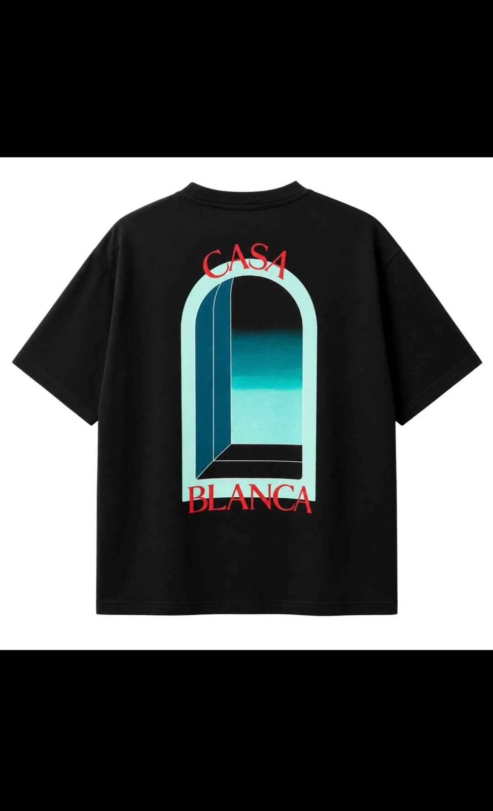 Casablanca T-Shirt Maat M Zwart heren, Ophalen of Verzenden, Nieuw, Maat 48/50 (M), Zwart