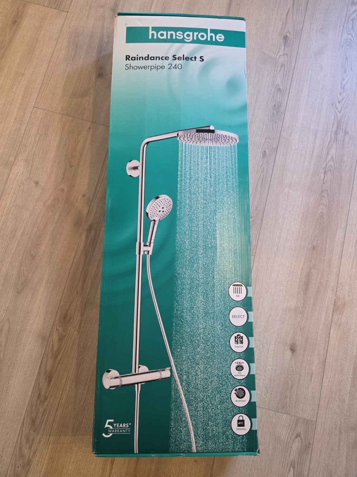 Hansgrohe Raindance select s, Ophalen of Verzenden, Nieuw, Chroom, Douche
