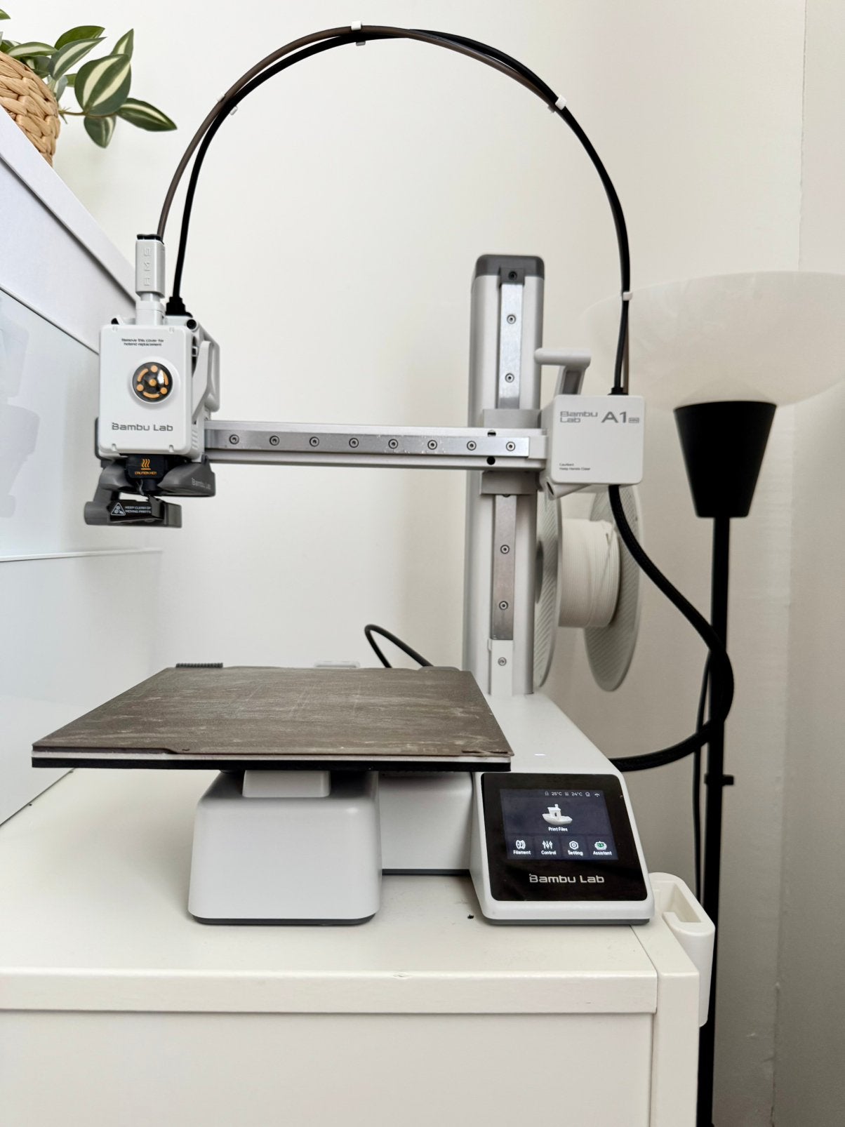 Bambu Lab A1 Mini 3D-printer, Ophalen, Ingebouwde Wi-Fi, Zo goed als nieuw, Filament