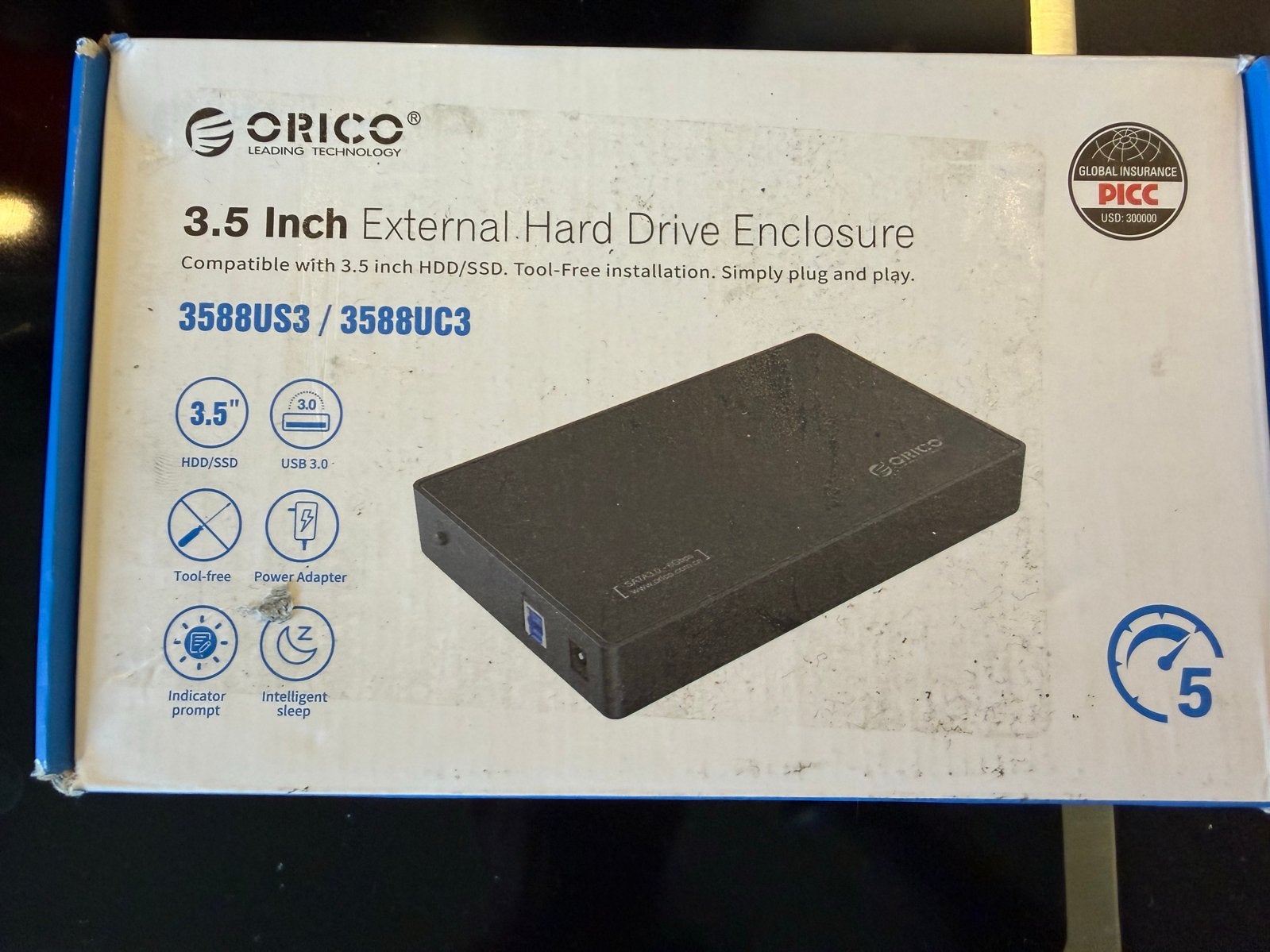 Orico 3.5 inch Externe Harde Schijf Behuizing USB 3.0, Server, HDD, Nieuw, Ophalen of Verzenden