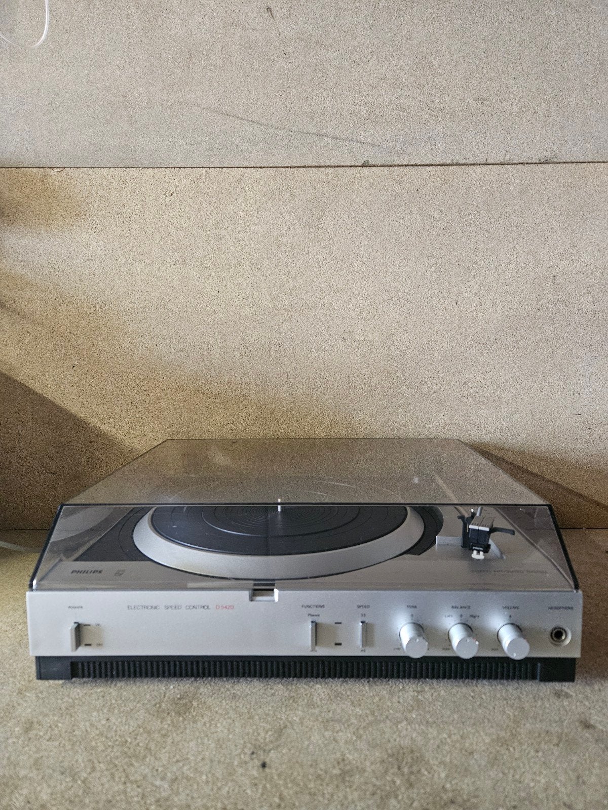 Philips D 5420 Stereo  Platenspeler incl. luidsprekers, Ophalen, Gebruikt, Philips