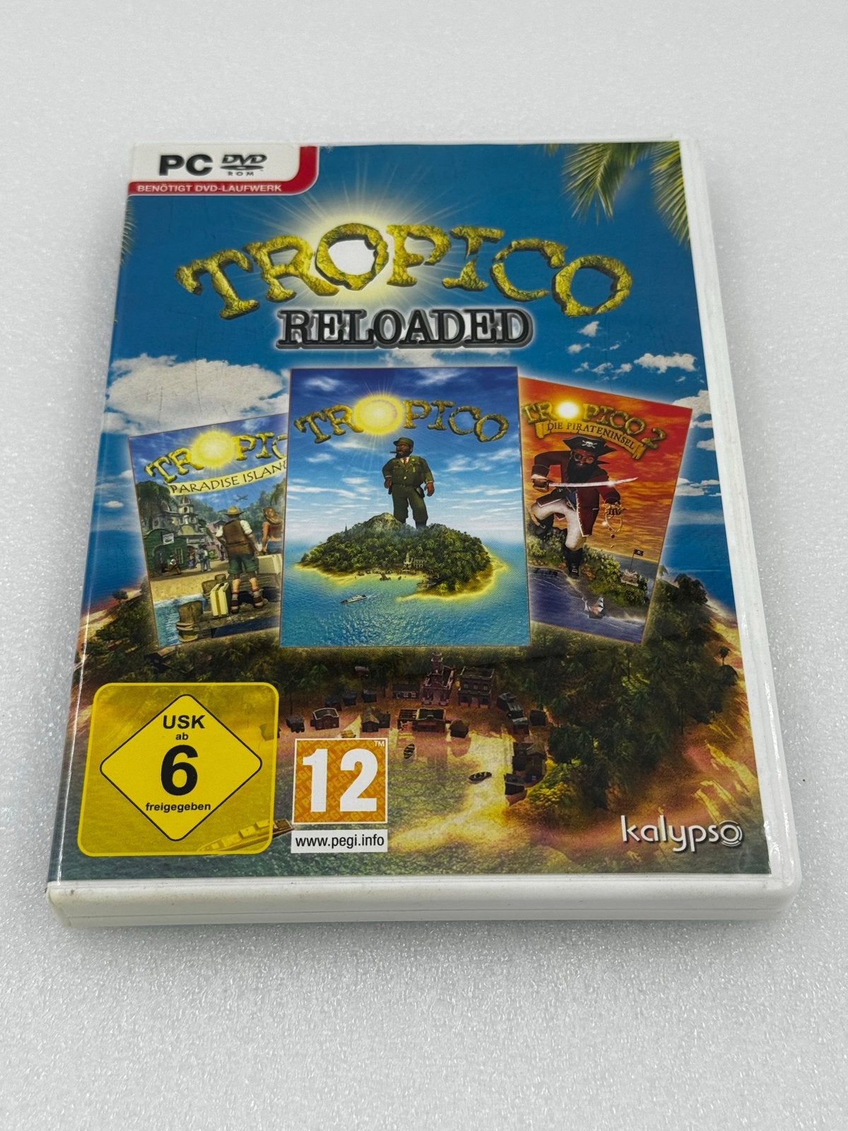 Tropico Reloaded PC DVD-ROM - Strategie & Simulatie, Gebruikt, 1 speler, Ophalen of Verzenden, Strategie en Constructie