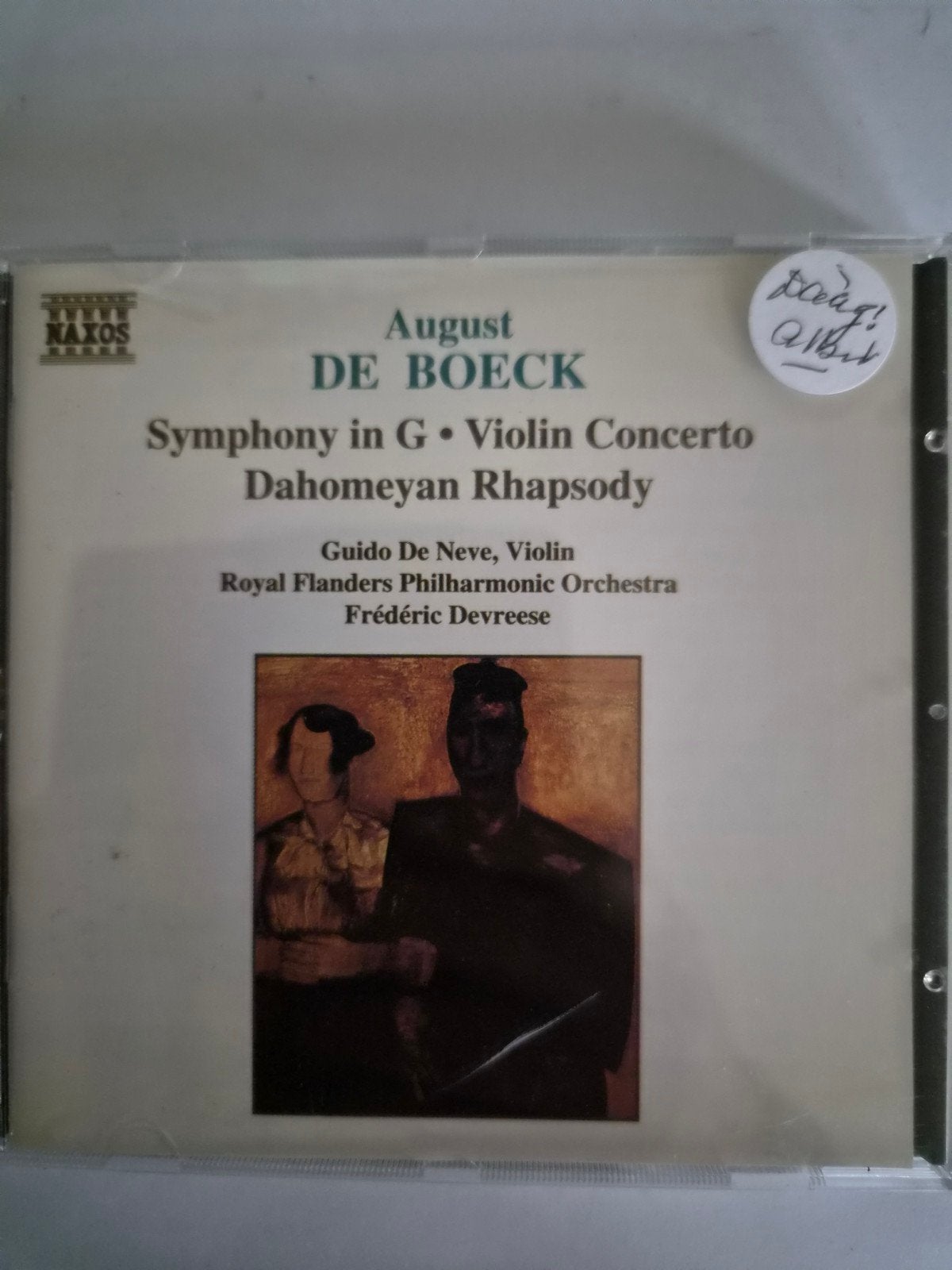 August De Boeck  Symphony in G, Violin Concerto, Dahomeyan R, Cd's en Dvd's, Overige componisten, Modernisme tot heden, Ophalen of Verzenden