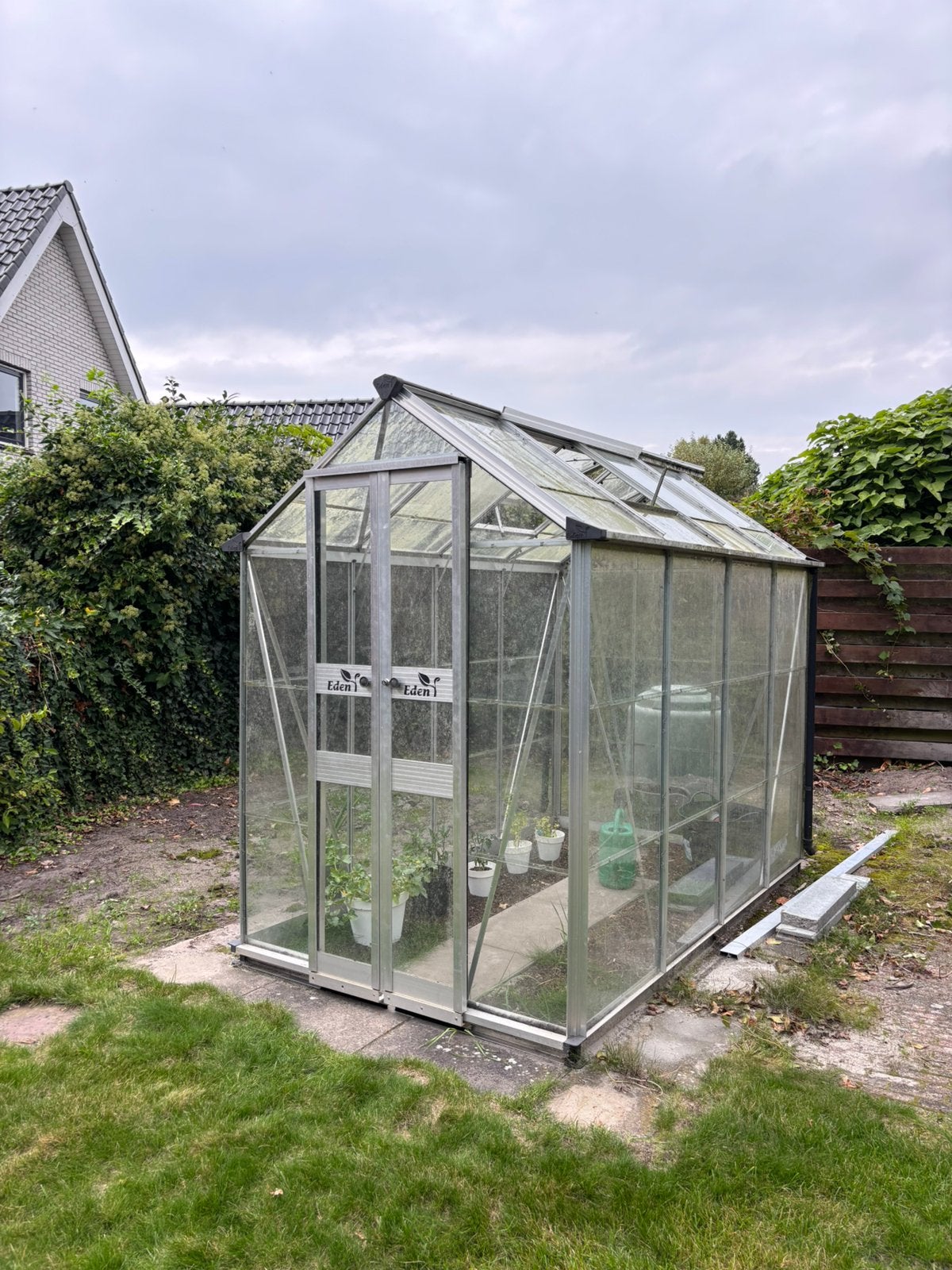 Kas, Tuin en Terras, Ophalen, Glas, Zo goed als nieuw, Aluminium