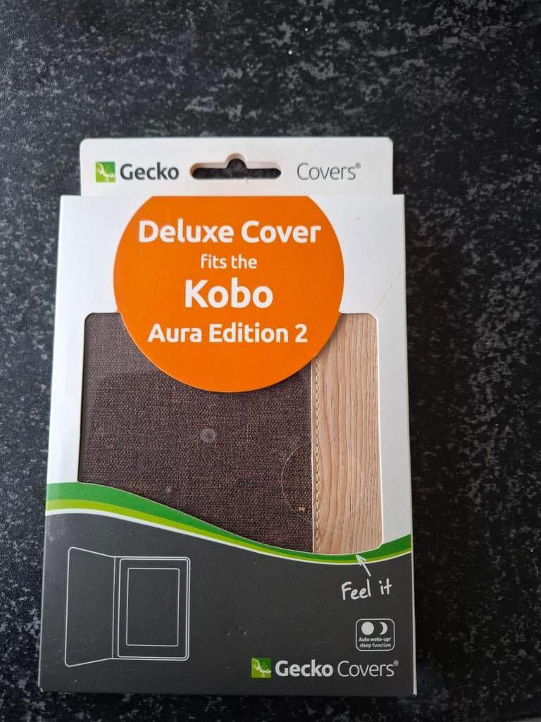 Gecko deluxe cover kobo aura edition 2 hoes e-reader, Ophalen of Verzenden, Nieuw
