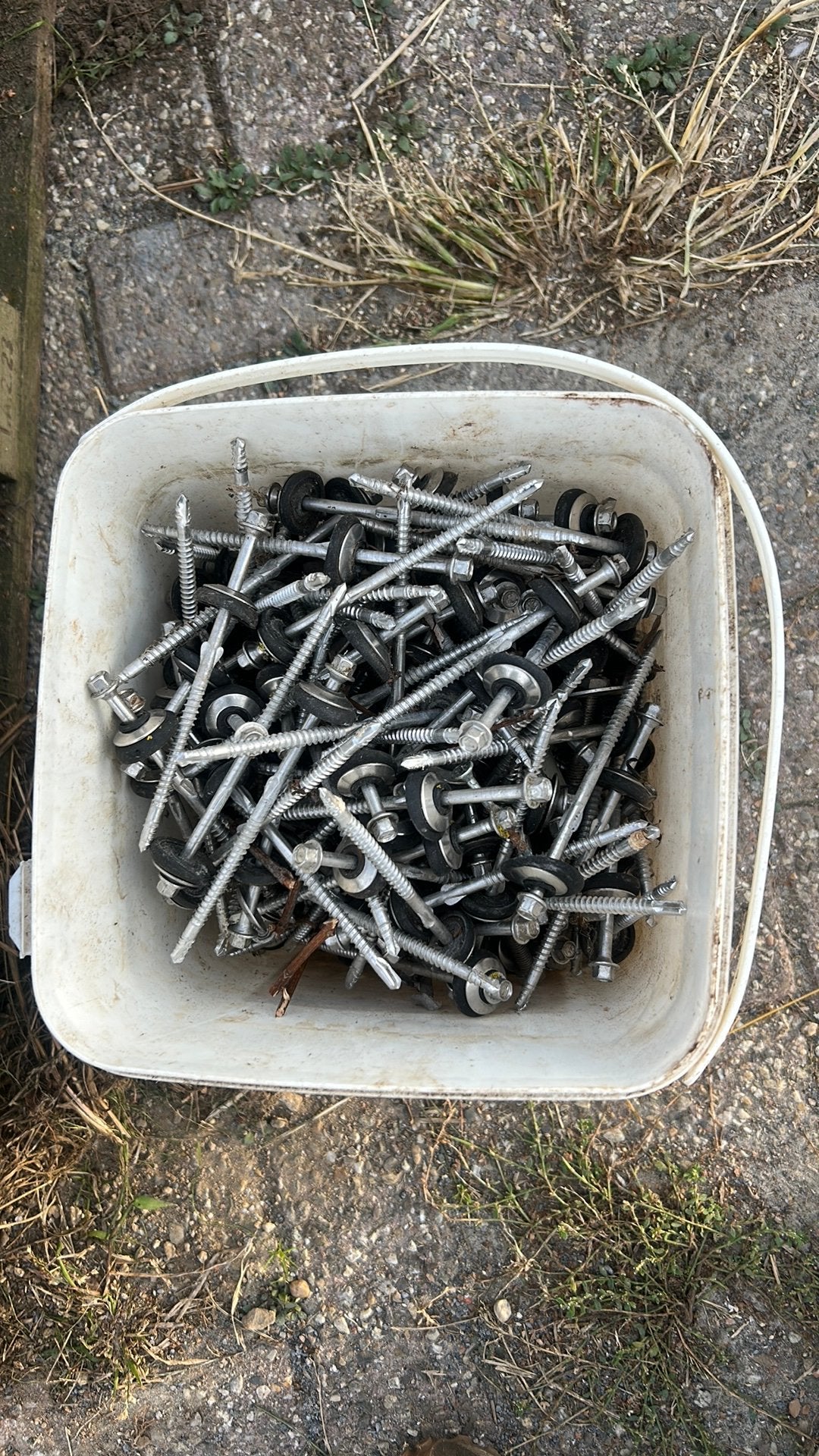 Golfplaatschroeven, Ophalen, Gebruikt, Schroeven, Rvs