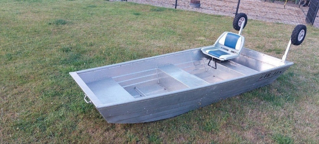 Aluminium boot met fluister buitenboordmotor, Ophalen, Zo goed als nieuw, Complete set