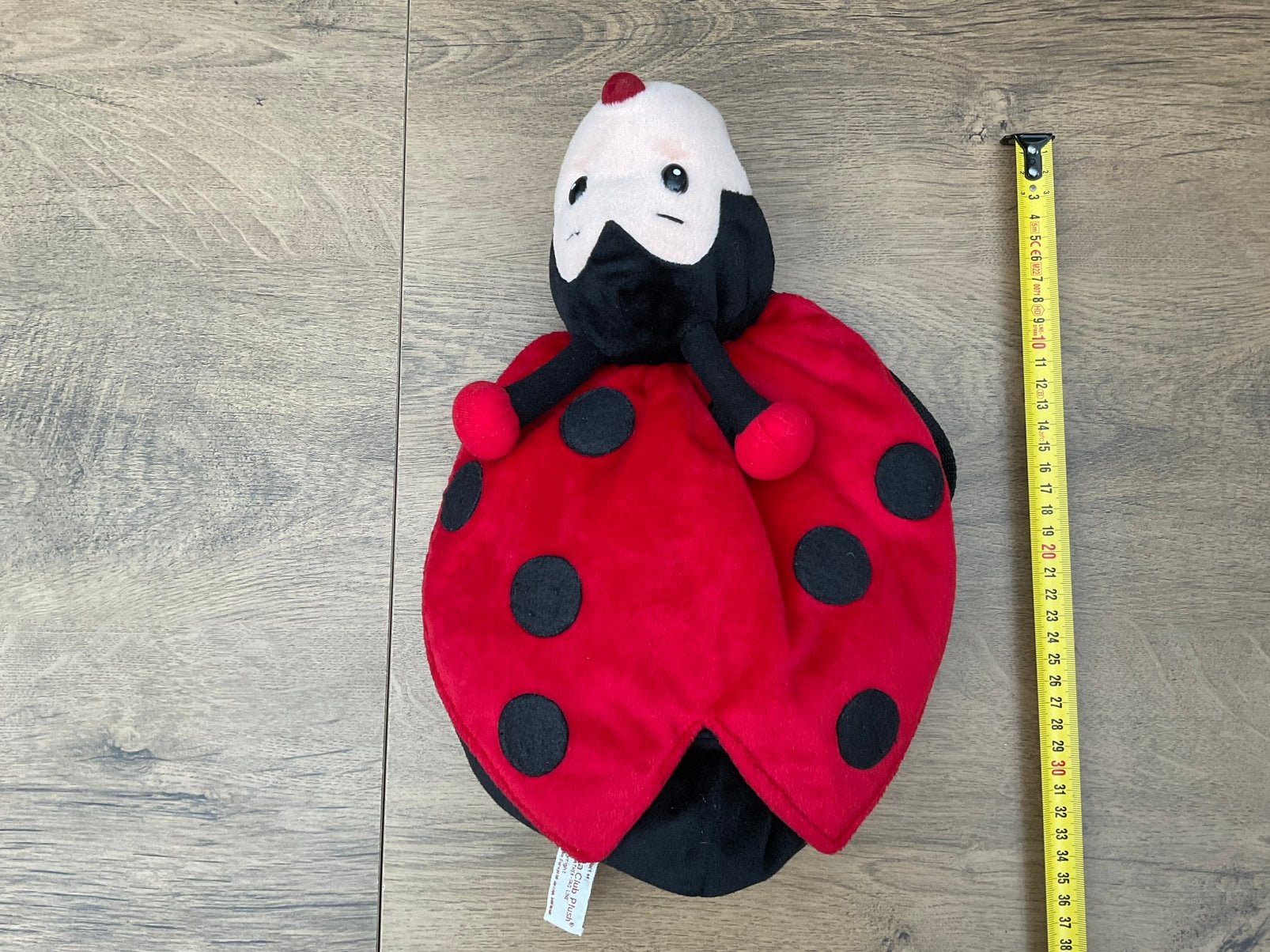 Zgan, niet kapot, Anna Club Plush lieveheersbeest rugzak, Ophalen, Zo goed als nieuw, Rugtas