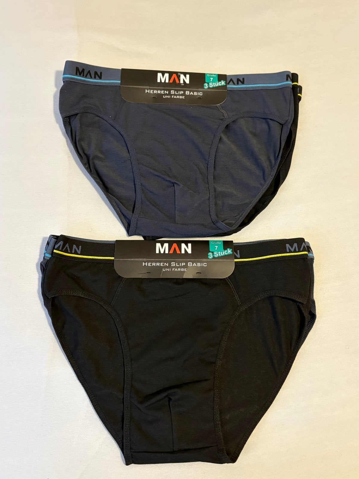 MAN Basic Heren Slips - 6 Stuks - Zwart/Grijs - Maat XL, Kleding | Heren, Ondergoed, Ophalen of Verzenden, Zwart, Slip