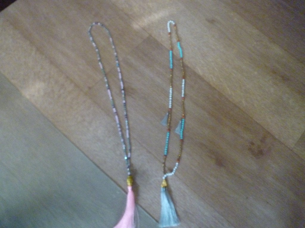 2 Ibiza kettingen, Sieraden, Tassen en Uiterlijk, Kettingen, Ophalen, Nieuw, Steen of Mineraal, Met edelsteen