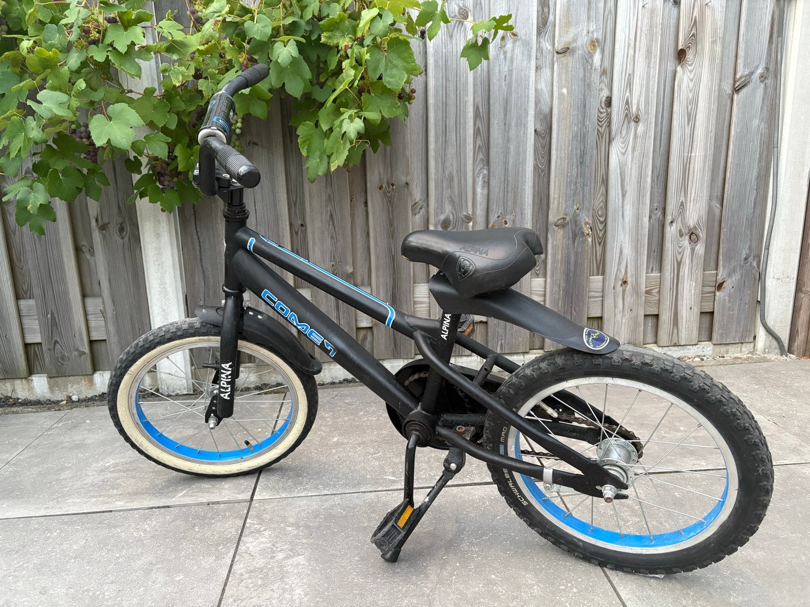 Alpina Comet 16 inch kinderfiets, Fietsen en Brommers, Fietsen | Kinderfietsjes, Ophalen, Gebruikt, Terugtraprem, 16 tot 20 inch