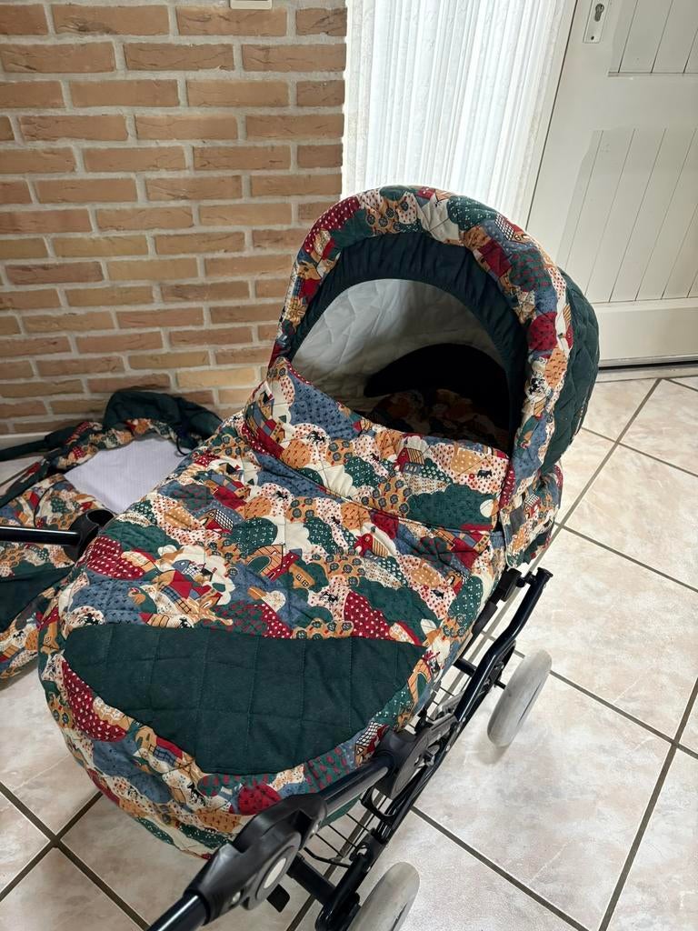 Kinderwagen/wandelwagen “Teutonia”, Kinderen en Baby's, Kinderwagens en Combinaties, Gebruikt, Combiwagen, Verstelbare duwstang