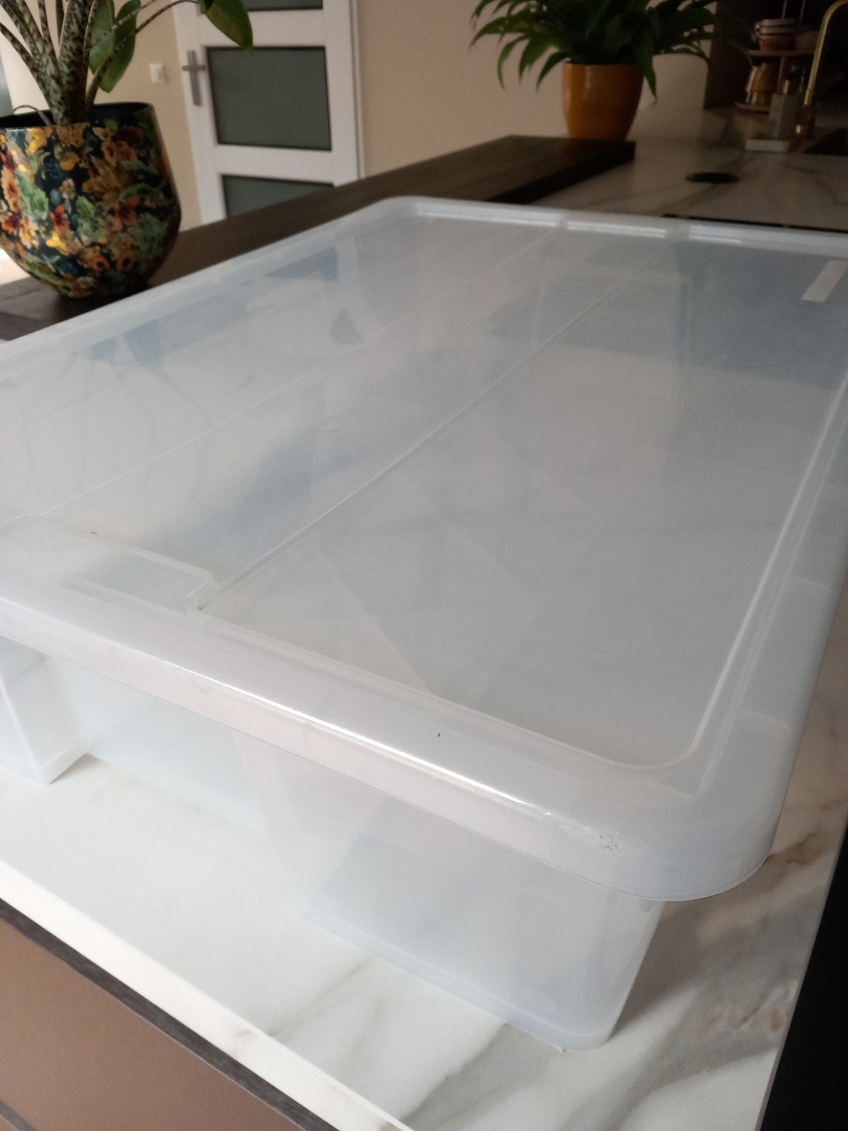 opbergbox met deksel Samla Ikea, Ophalen, Kunststof, 50 tot 100 cm, Zo goed als nieuw