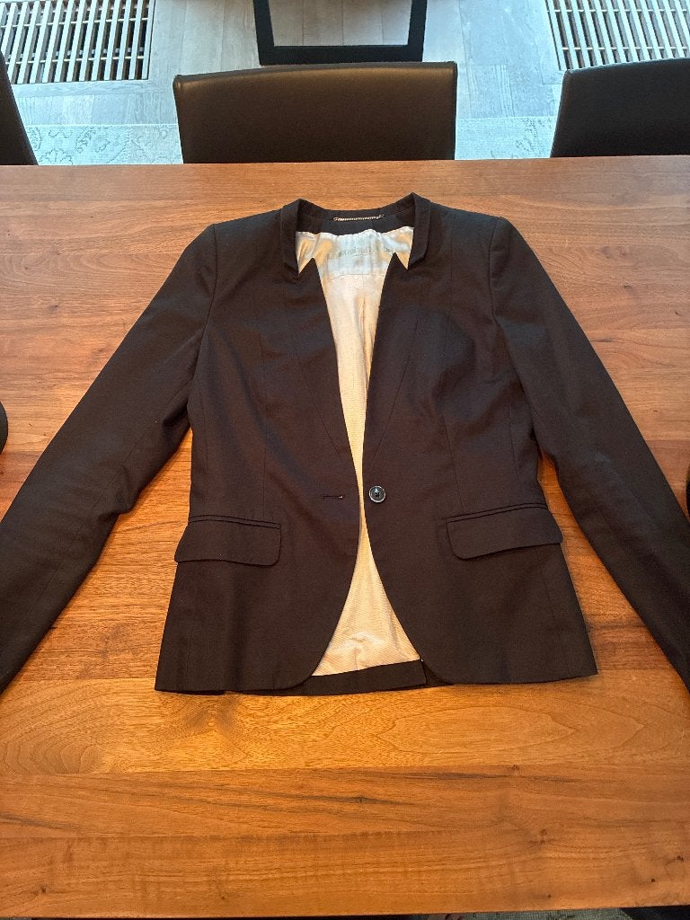Drycorn zwarte blazer dames, maat XS/S, Drycorn, Zwart, Ophalen of Verzenden, Maat 34 (XS) of kleiner