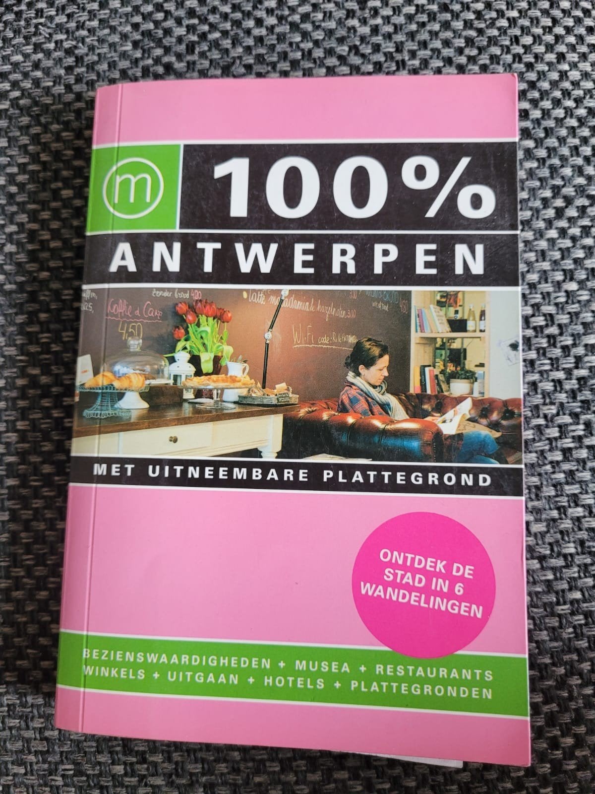 100% antwerpen anvers belgië belgique, Overige merken, Ophalen of Verzenden, Zo goed als nieuw, Reisgids of -boek
