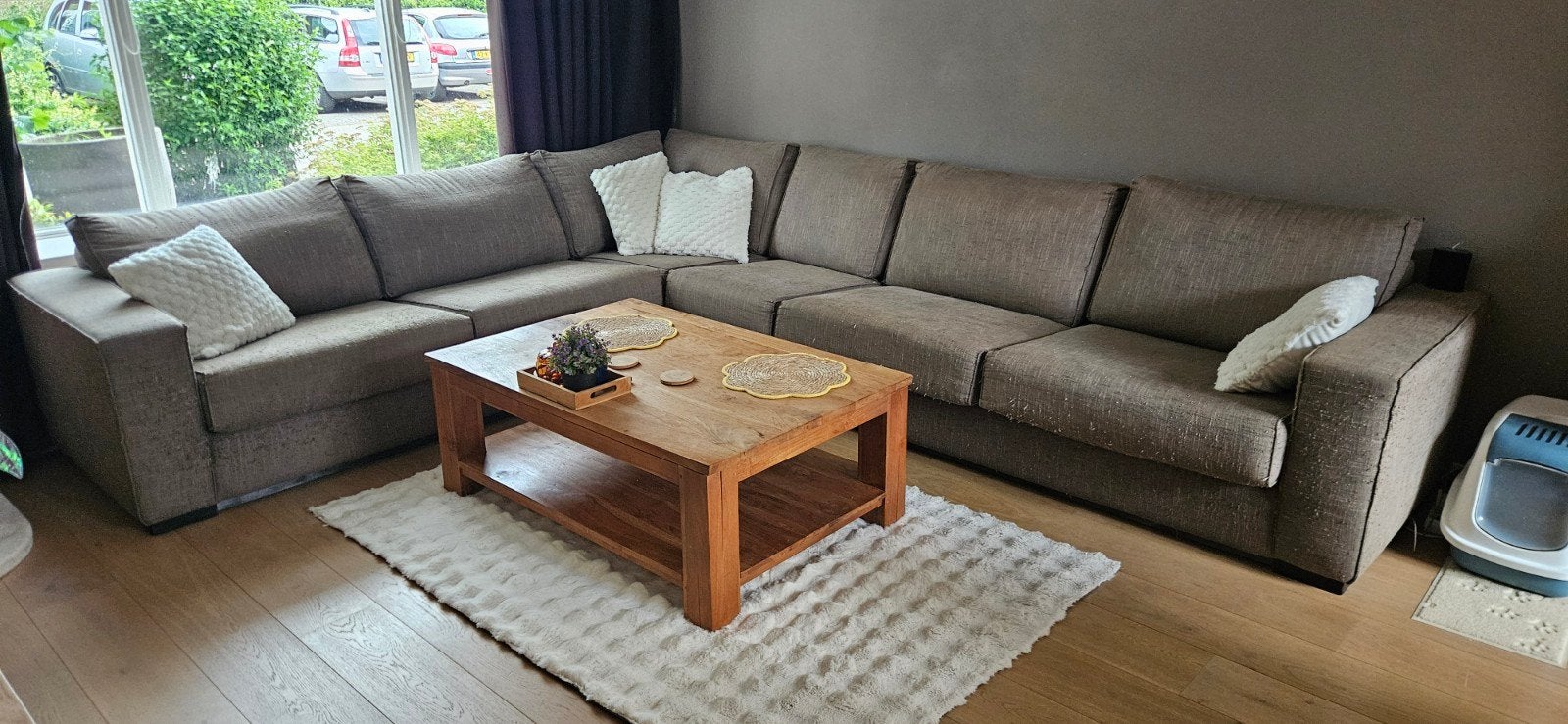 Hoekbank 290 x 350, Ophalen