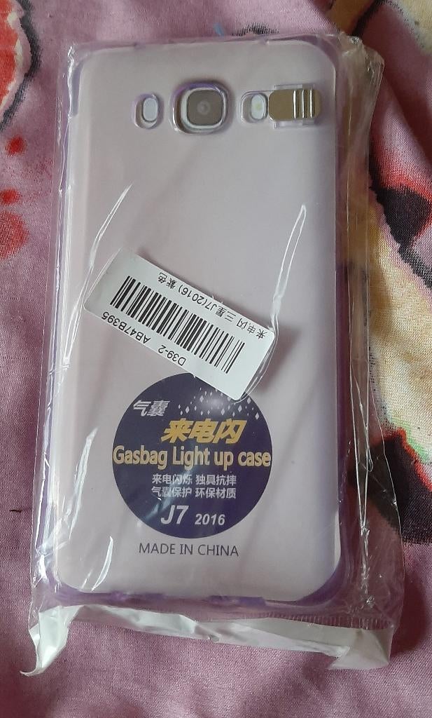 Doorzichtige cover voor de Samsung Galaxy J7 2016 *nieuw*, Ophalen of Verzenden, Nieuw, Overige modellen, Frontje of Cover
