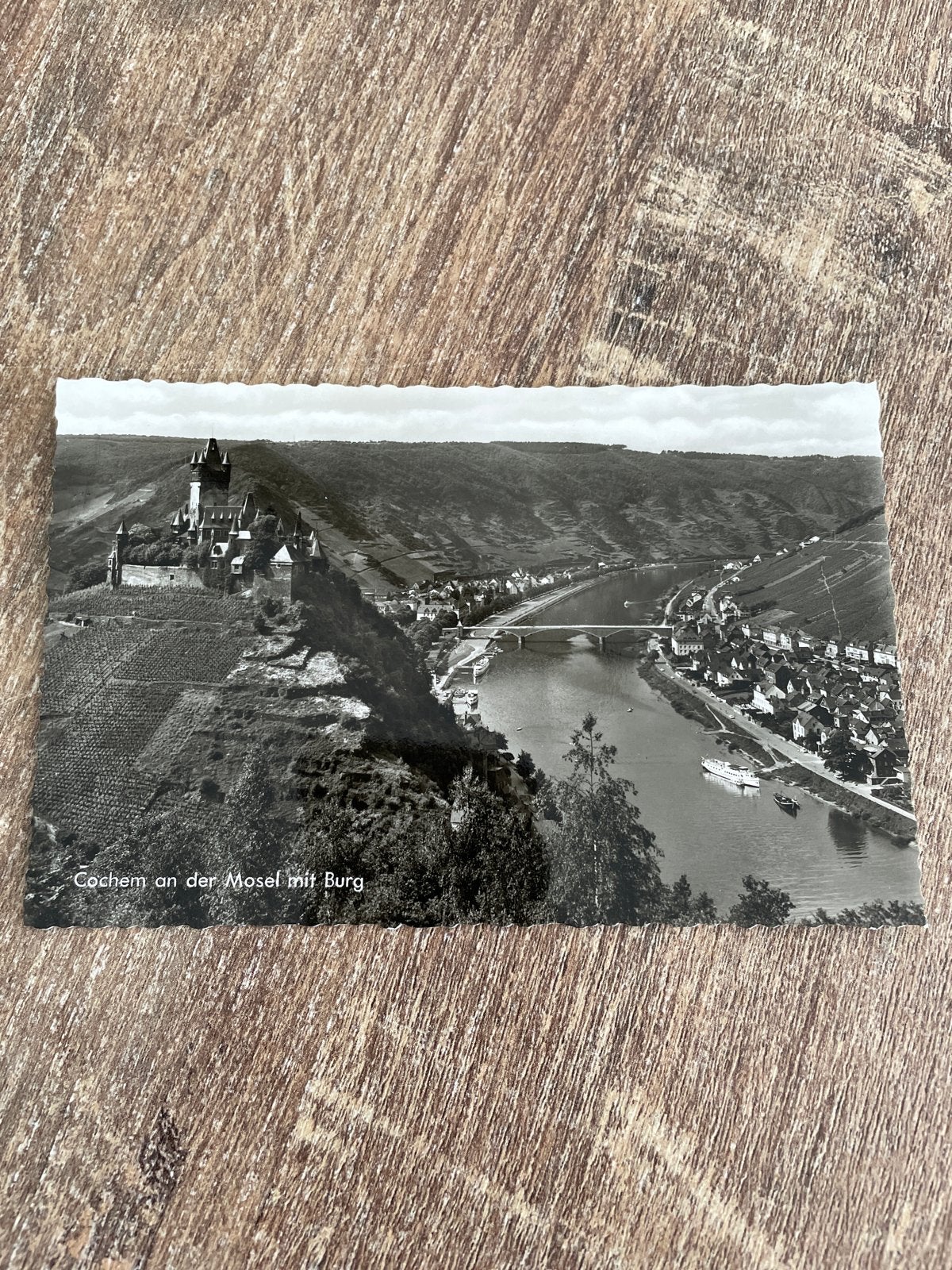 Oude ansichtkaart Cochem an der Mosel met Burg, Ophalen of Verzenden, Ongelopen, Duitsland