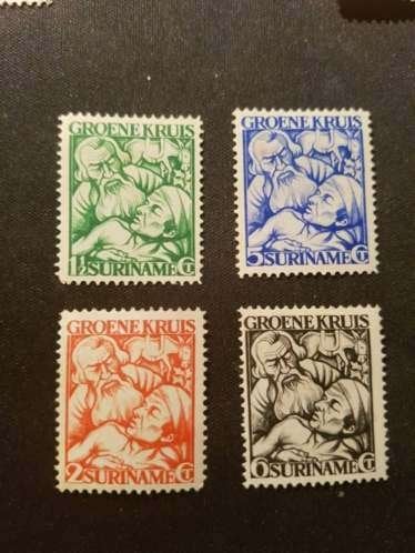 @@ Suriname 141-144 ongebruikt @@, Postzegels en Munten, Postzegels | Suriname, Ophalen of Verzenden, Postfris