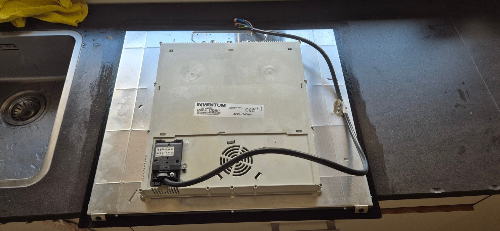 Inventum IKI6030/4 Inductiekookplaat - 4 zones / 59x52cm, Ophalen of Verzenden, Gebruikt, Inductie, 4 kookzones