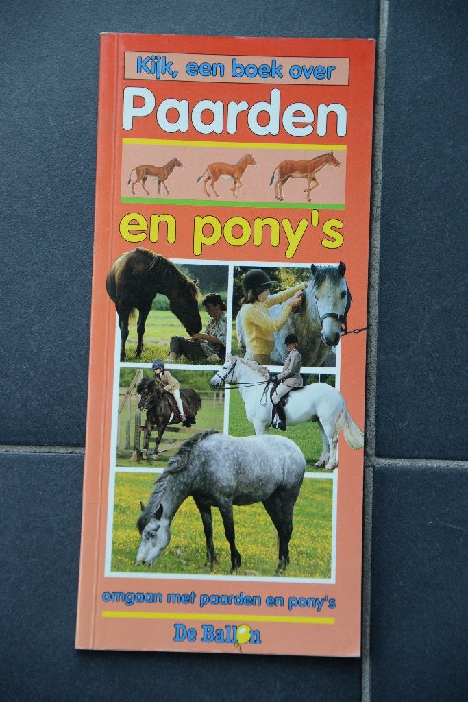 Kijk, een boek over paarden en pony's., Ophalen of Verzenden, Zo goed als nieuw, Paarden of Pony's