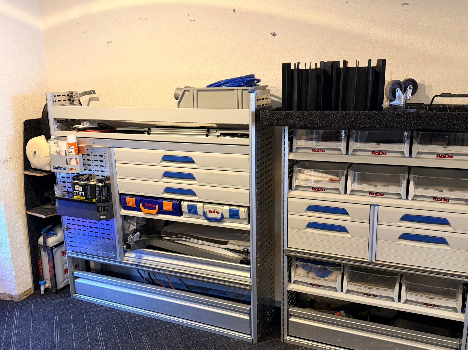 Gebruikte Sortimo bedrijfswageninrichting., Ophalen, Gebruikt