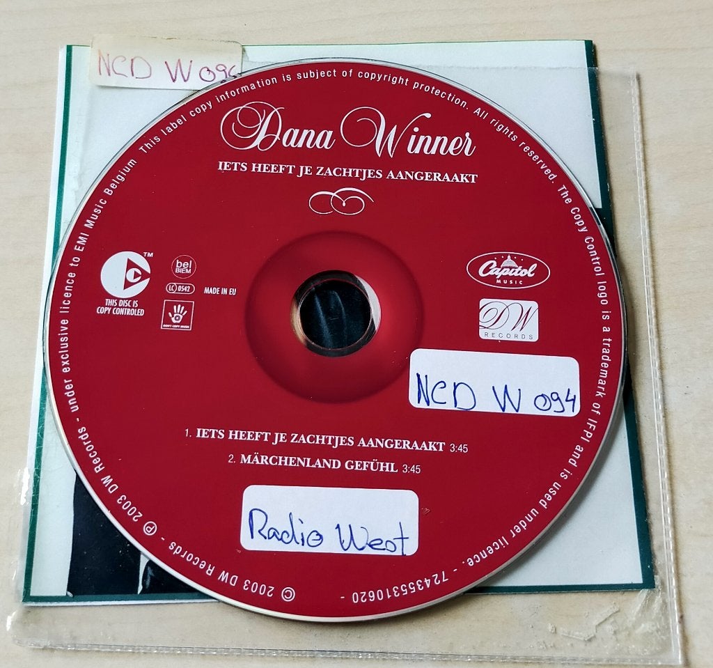 Dana Winner - Iets Heeft Je Zachtjes Aangeraakt CD Promo 2tr, Ophalen of Verzenden, Gebruikt, Pop