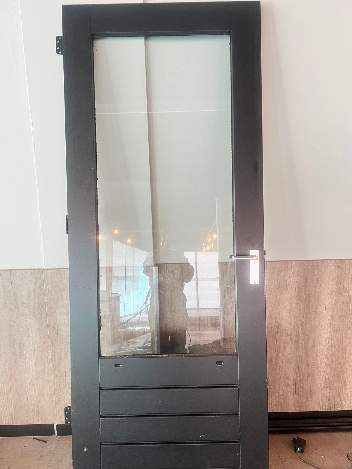 Deur 230x93, Doe-het-zelf en Verbouw, Deuren en Horren, Ophalen, Zo goed als nieuw, Binnendeur, 215 cm of meer