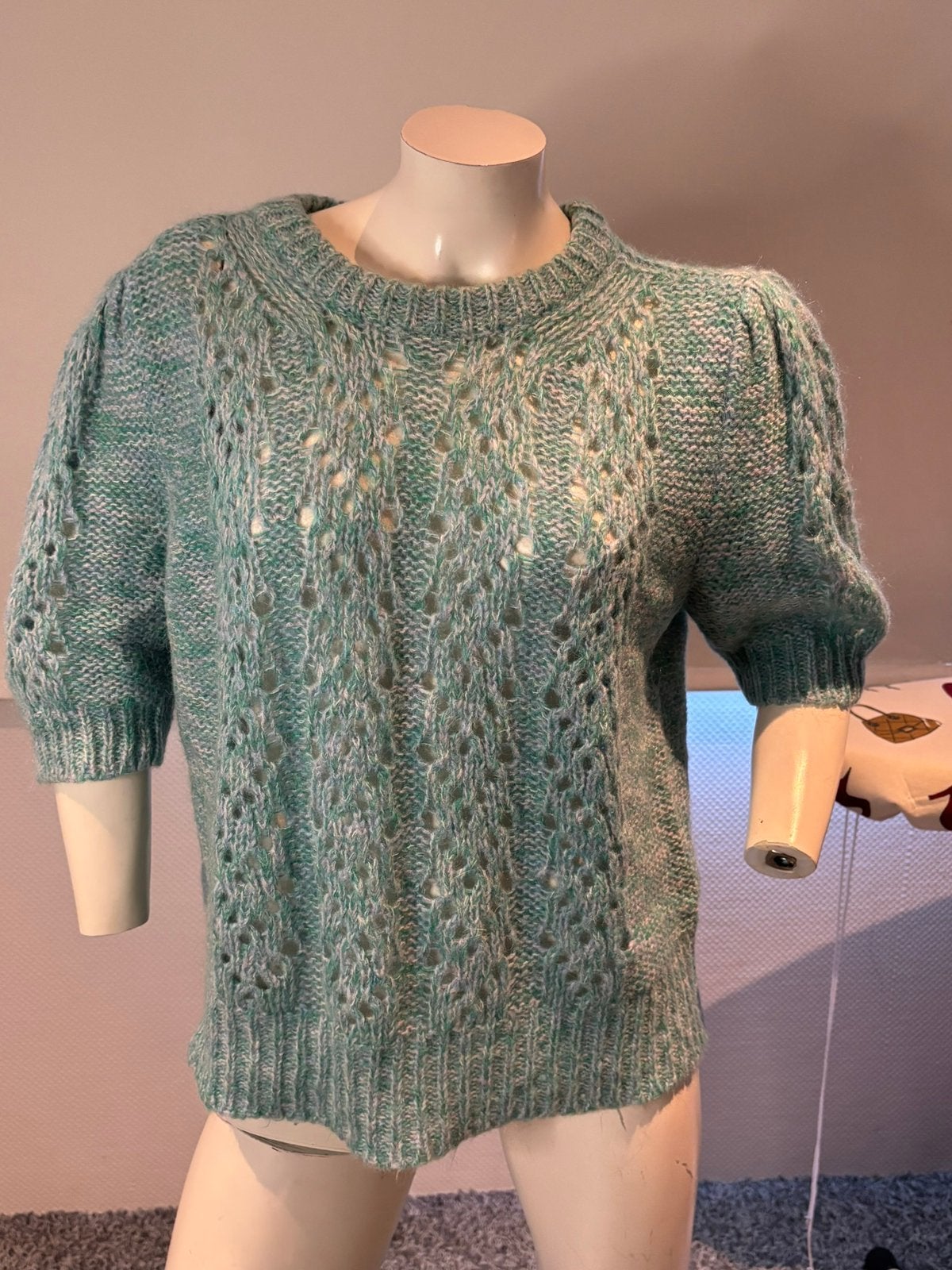 Moliin groen blauwe trui maat m, Maat 38/40 (M), ., Ophalen of Verzenden, Zo goed als nieuw