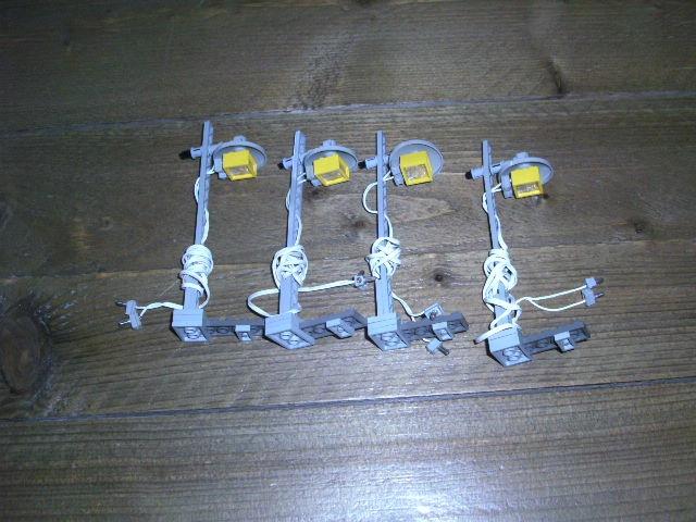 Lego Trein verlichting 4,5 volt, Ophalen of Verzenden, Gebruikt, Lego, Overige thema's