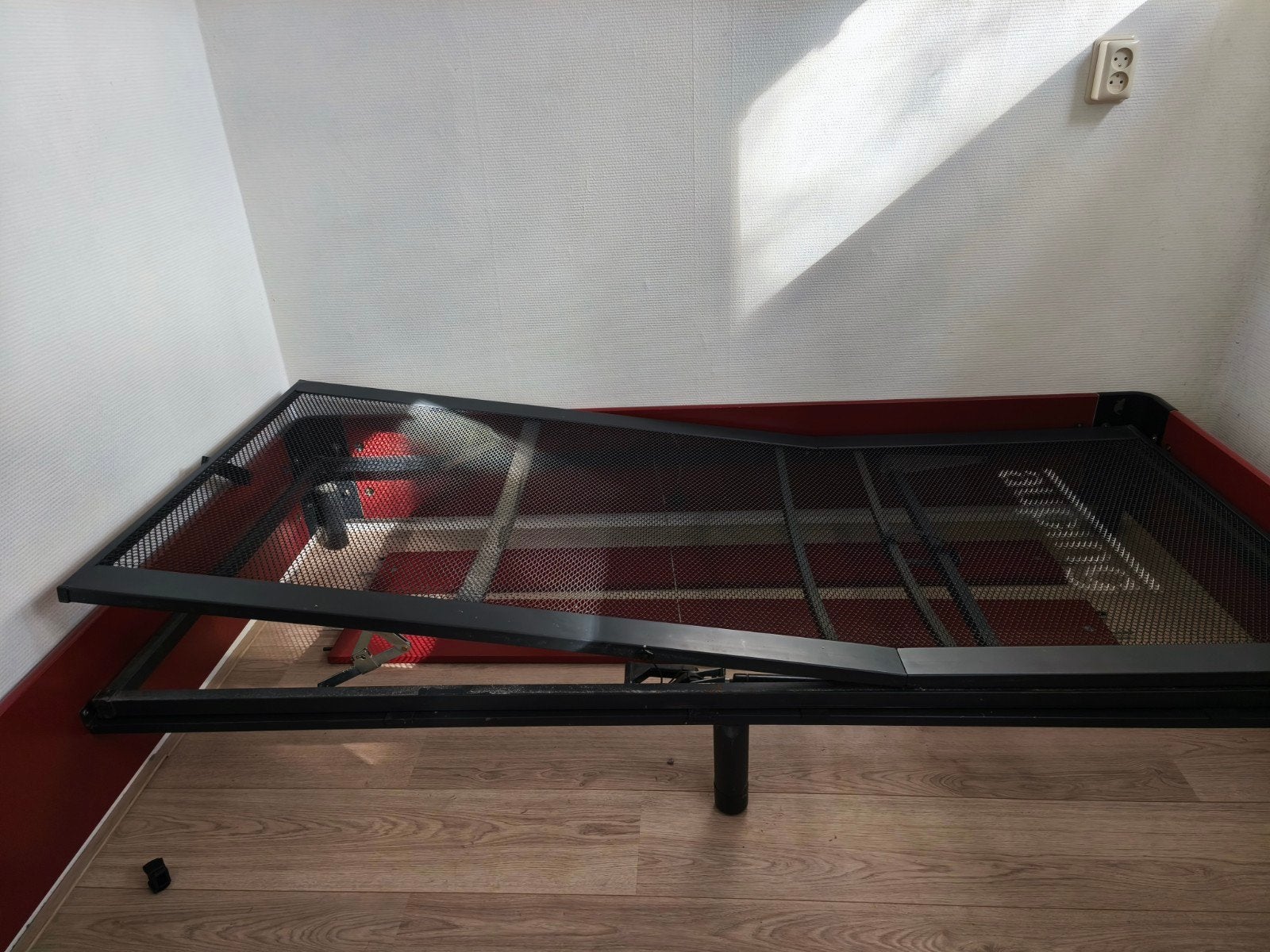 Auping bedframe 180 x 200 - Verstelbaar, Ophalen, Gebruikt, Tweepersoons, 180 cm