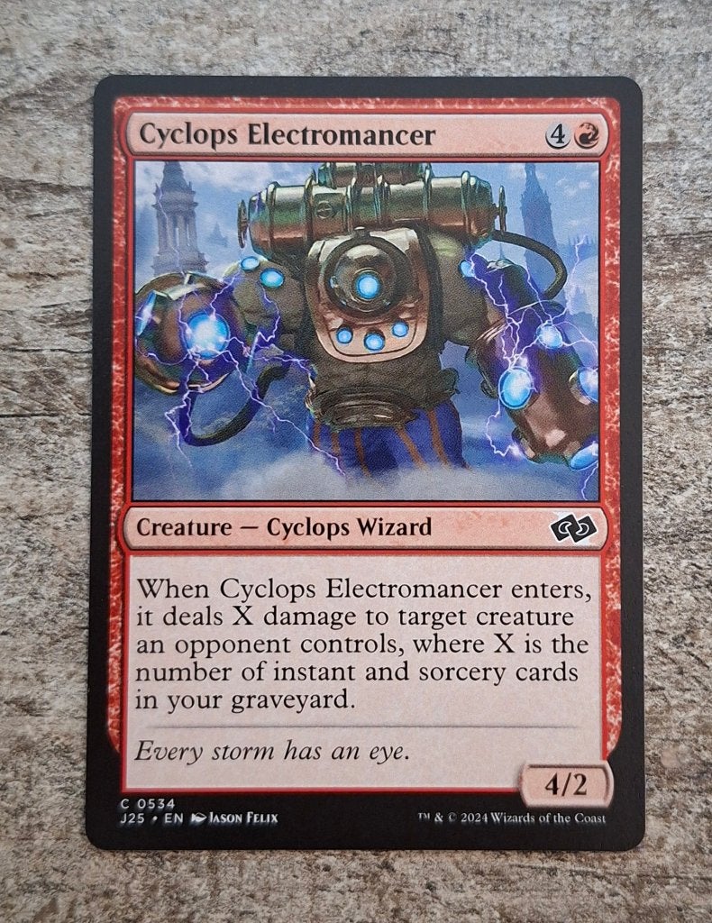 Cyclops Electromancer - Magic the Gathering, Verzenden, Zo goed als nieuw, Losse kaart