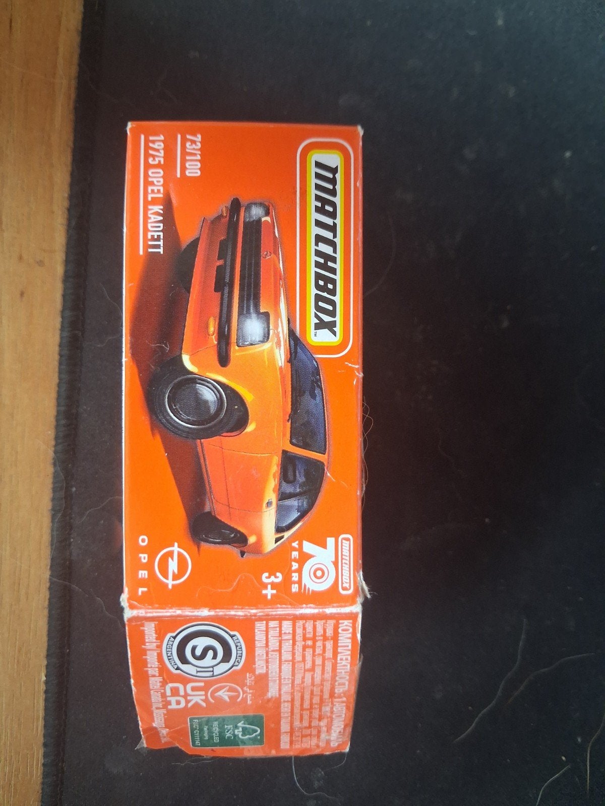 Matchbox 1975 Opel Kadett Coupe - Oranje Diecast Model, Ophalen of Verzenden, Zo goed als nieuw