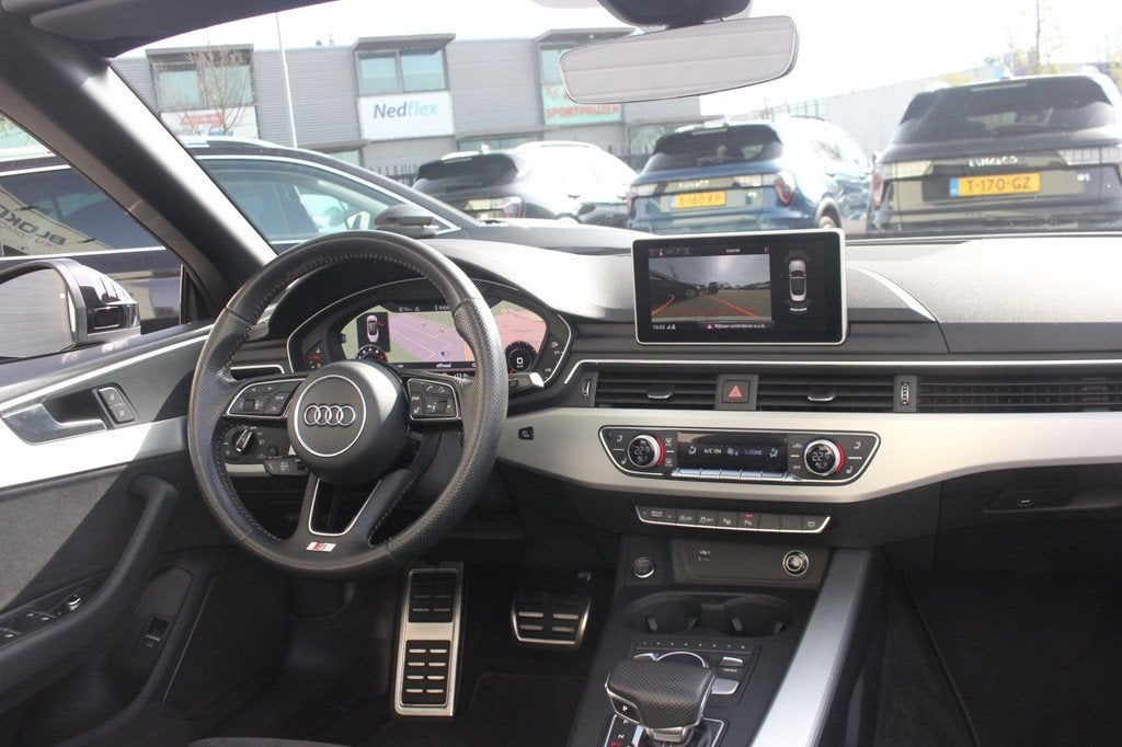 Audi A5 Cabriolet 2.0 TFSI Sport S-Line | Nekverwarming |, Gebruikt, 4 stoelen, Zwart, Bedrijf