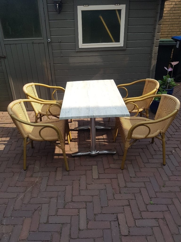 nieuwe terrasstoelen en terrastafels, Ophalen, Nieuw, Rechthoekig, Overige materialen