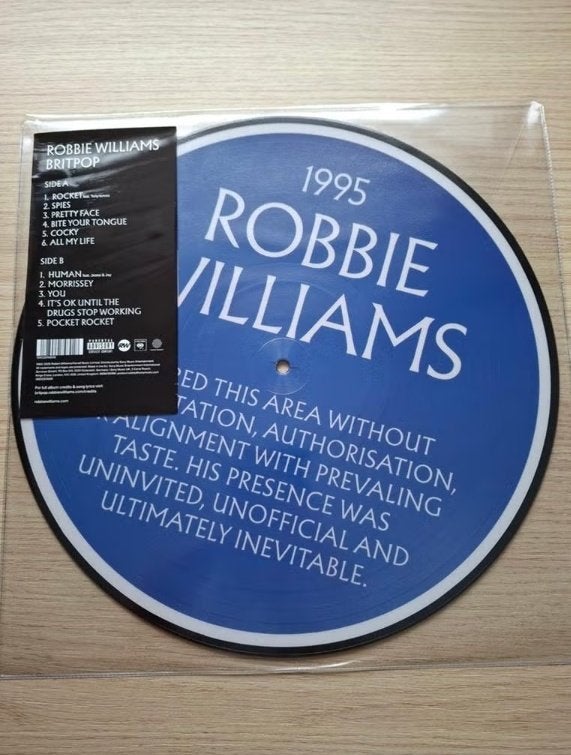 Robbie Williams - BRITPOP “Blue Plaque” Vinyl Edition, LP, Pop, Ophalen of Verzenden, Limited edition