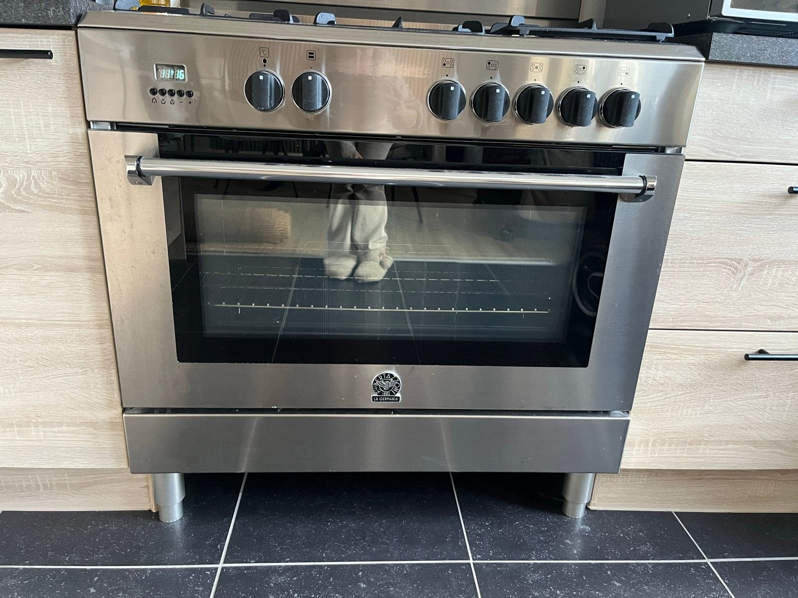 Bertazzoni Fornuis met Oven, Witgoed en Apparatuur, Ophalen, 60 cm of meer, Grill, Zo goed als nieuw