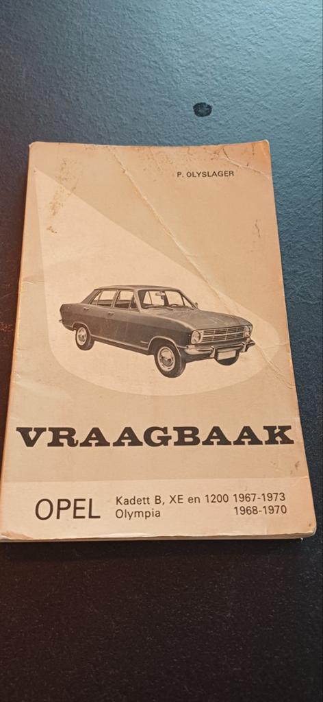 Vraagbaak Opel Kadett B, XE, 1200 (1967-1973) & Olympia, Auto diversen, Handleidingen en Instructieboekjes, Ophalen of Verzenden