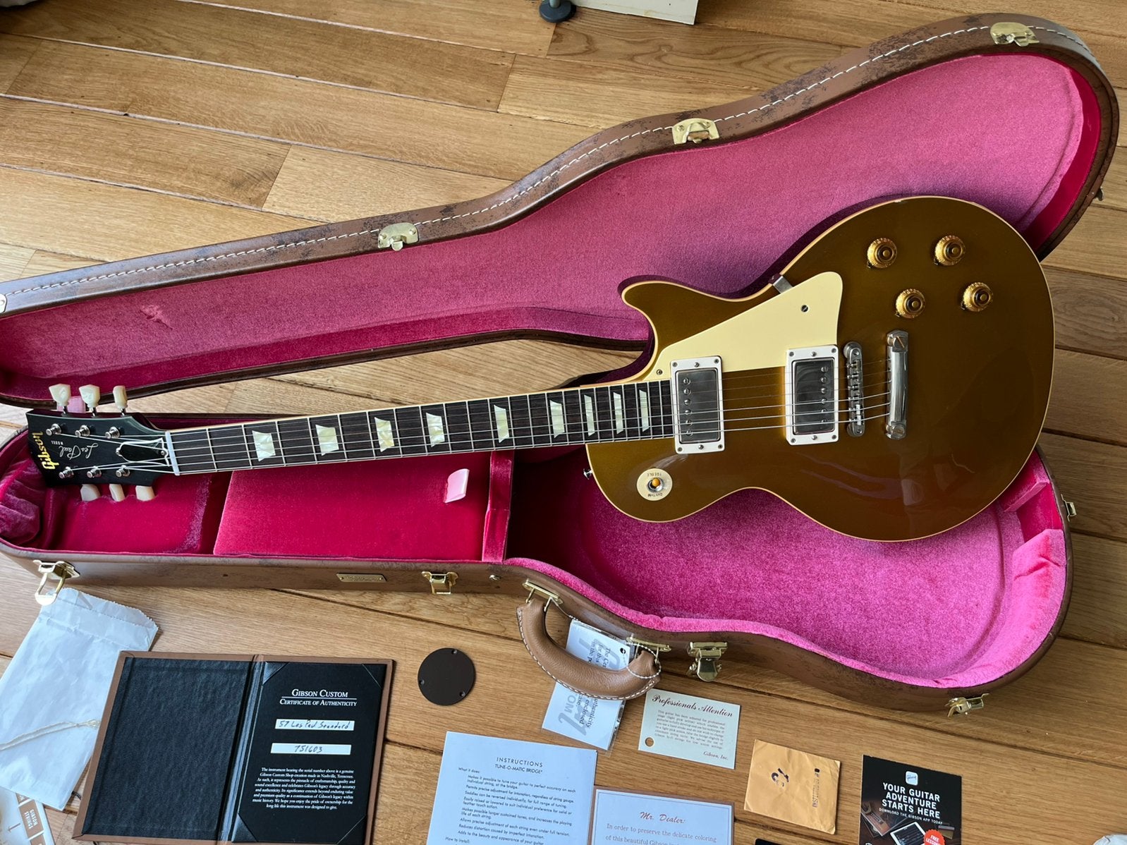 Gibson les paul 57 custom shop, Muziek en Instrumenten, Snaarinstrumenten | Gitaren | Elektrisch, Ophalen, Zo goed als nieuw, Solid body