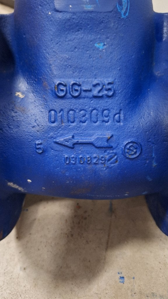Euro Wedi Ari 99-25 9925 80mm vlinderklep afsluiter, Ophalen, ., Overige typen, Zo goed als nieuw