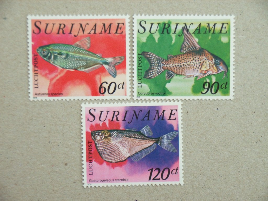 ZZ  Suriname 133-135 pf, Ophalen of Verzenden, Postfris