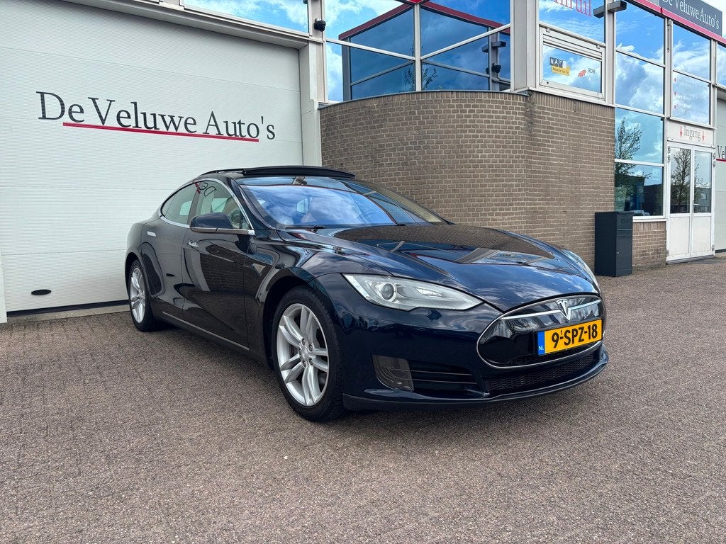 Tesla Model S 60 Base|Free Supercharge|Pano|Camera|306PK, Auto's, Tesla, Achterwielaandrijving, Gebruikt, Beige, 1974 kg