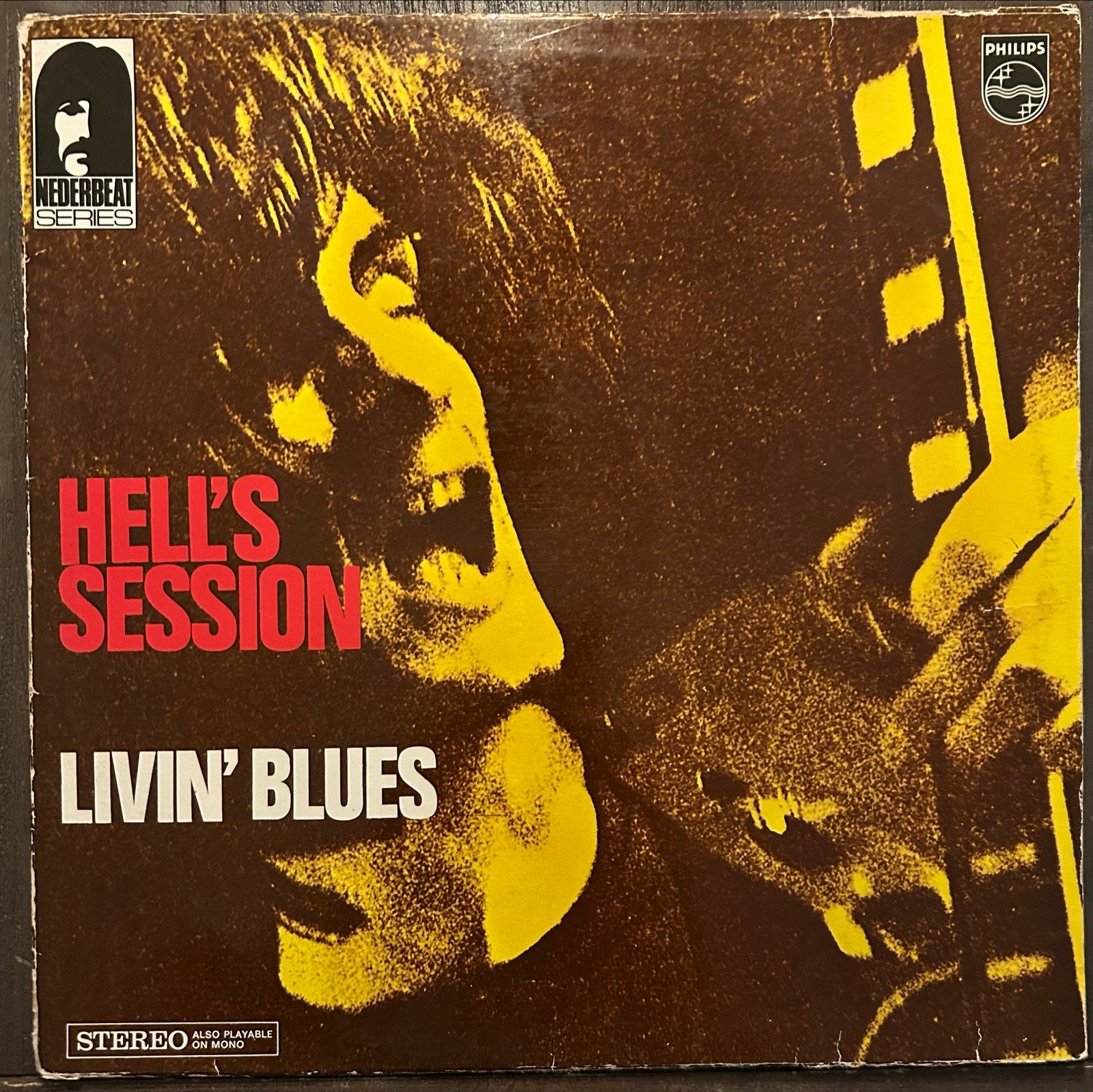 Livin' Blues - Hell's Session LP (Nederbeat Series), LP, Gebruikt, Blues Rock, Originele persing